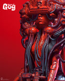 The Oracle - red - art statue